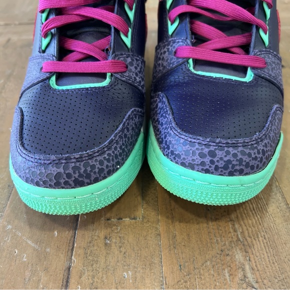 NIKE AIR REVOLUTION SKY HI SNEAKERS WOMEN 10 599410-500 PURPLE DYNASTY RASPBERRY - Picture 3 of 12